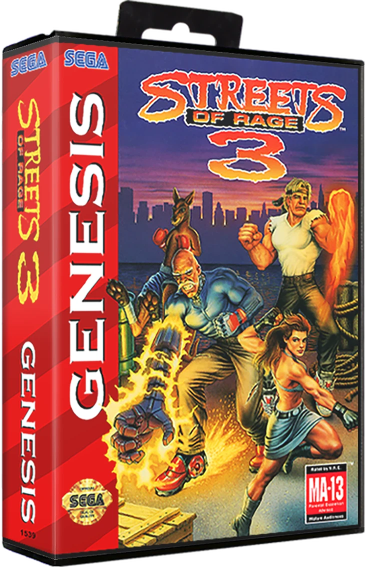 Streets of Rage 3 box art