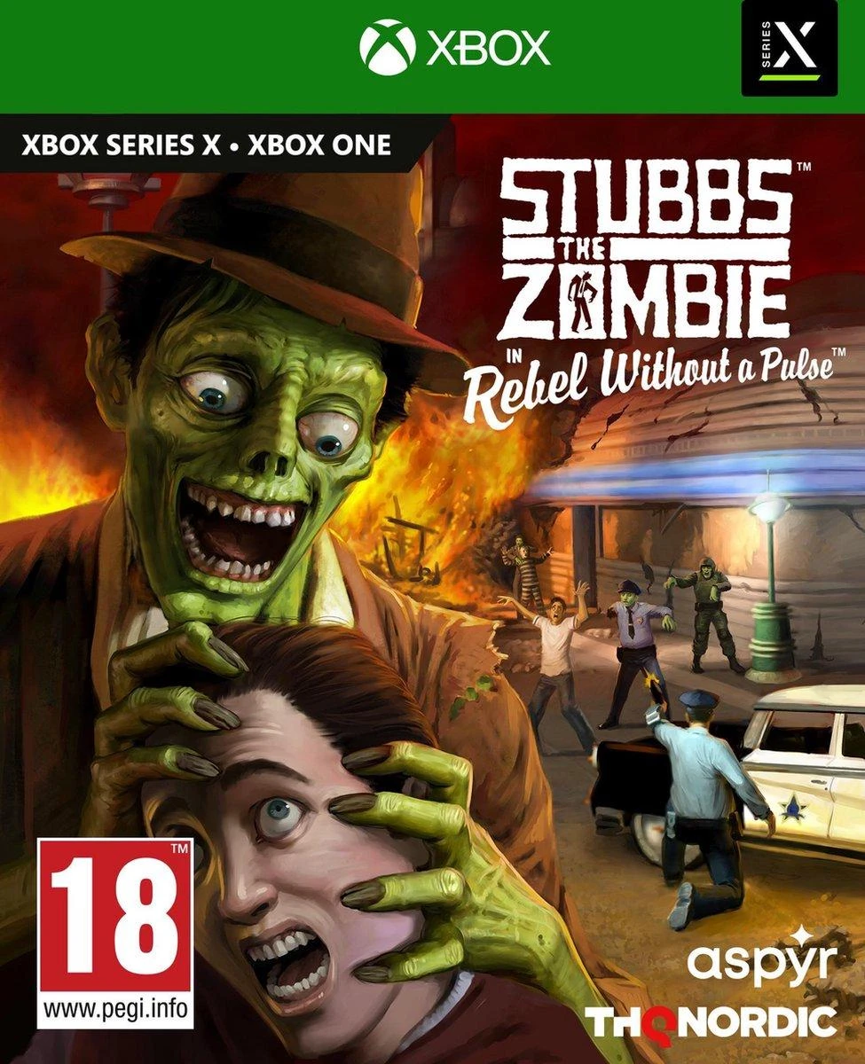 Stubbs The Zombie In Rebel Without A Pulse box art