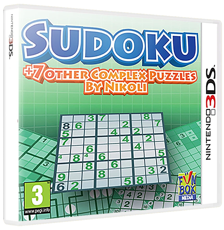 Sudoku + 7 Other Complex Puzzles by Nikoli box art