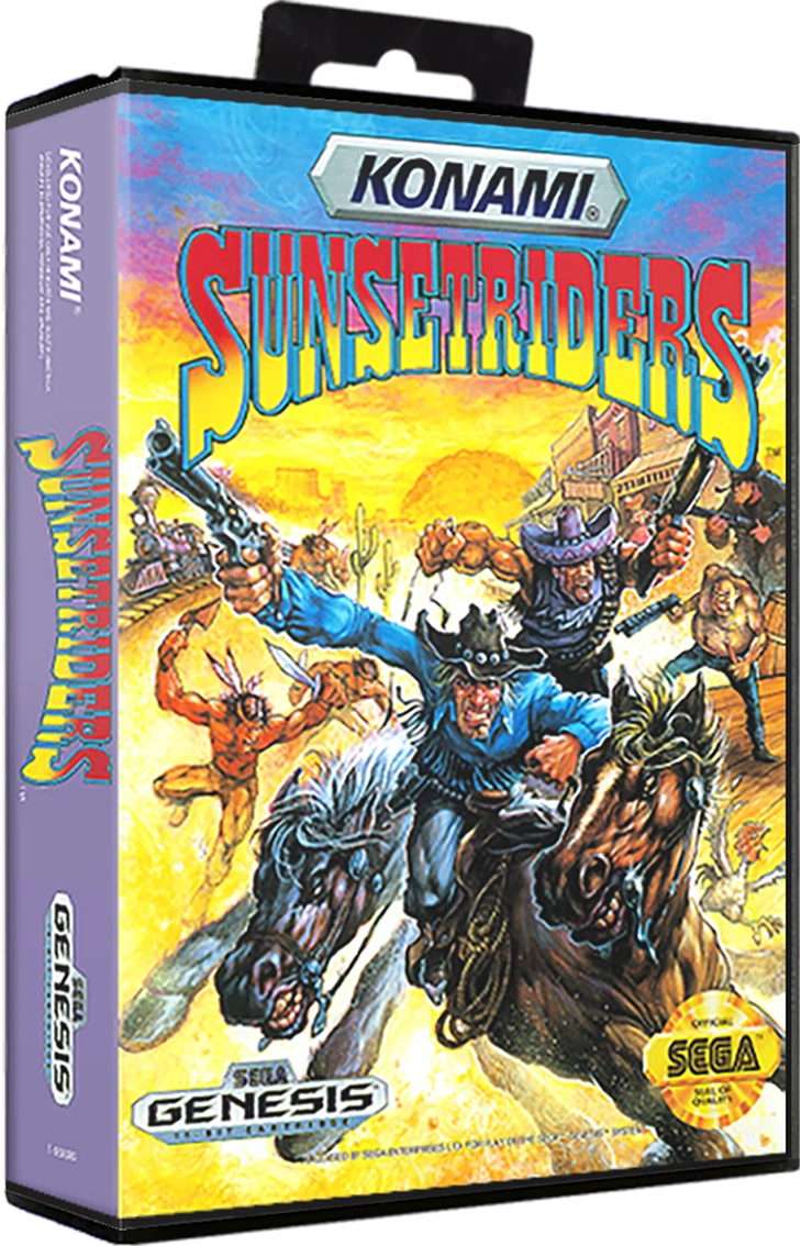 Sunset Riders box art