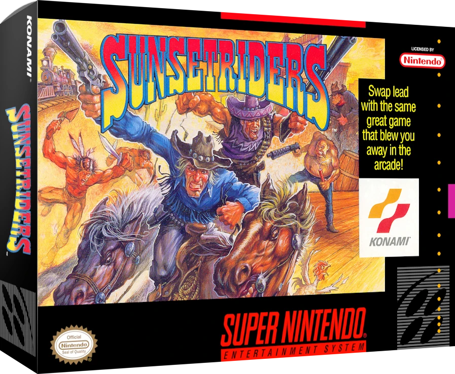 Sunset Riders box art