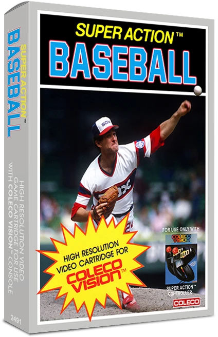 Super-Action Baseball box art