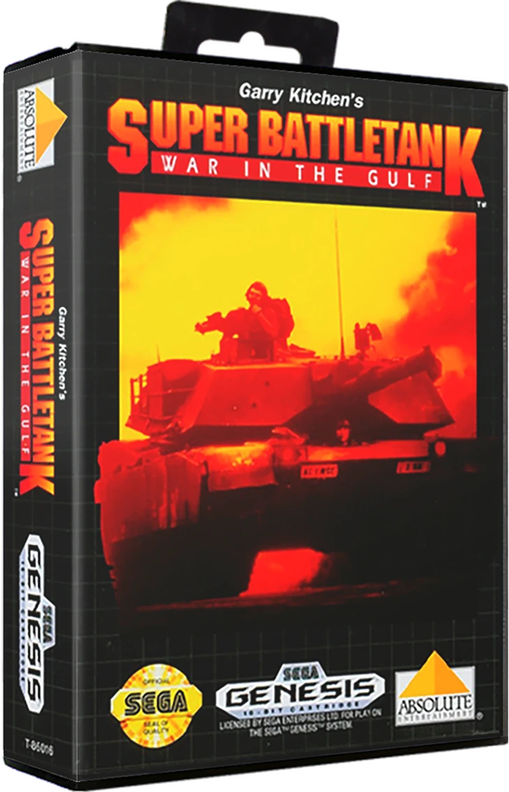 Super Battletank War in the Gulf box art