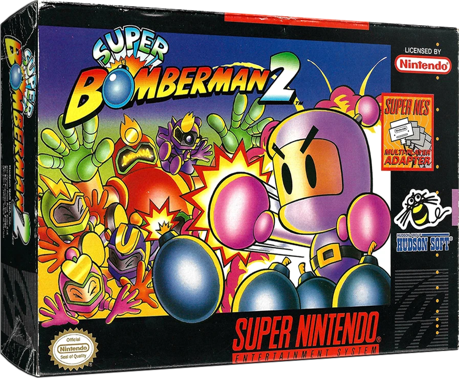 Super Bomberman 2 box art