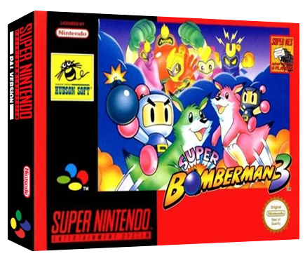 Super Bomberman 3 box art