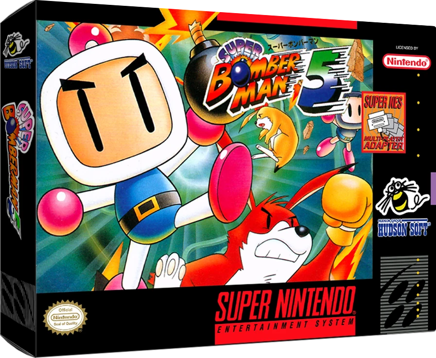 Super Bomberman 5 box art