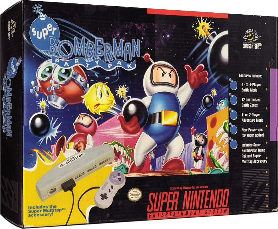 Super Bomberman box art