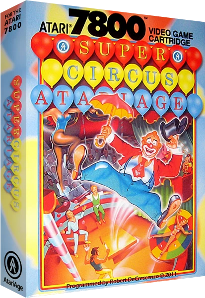 Super Circus Atari box art