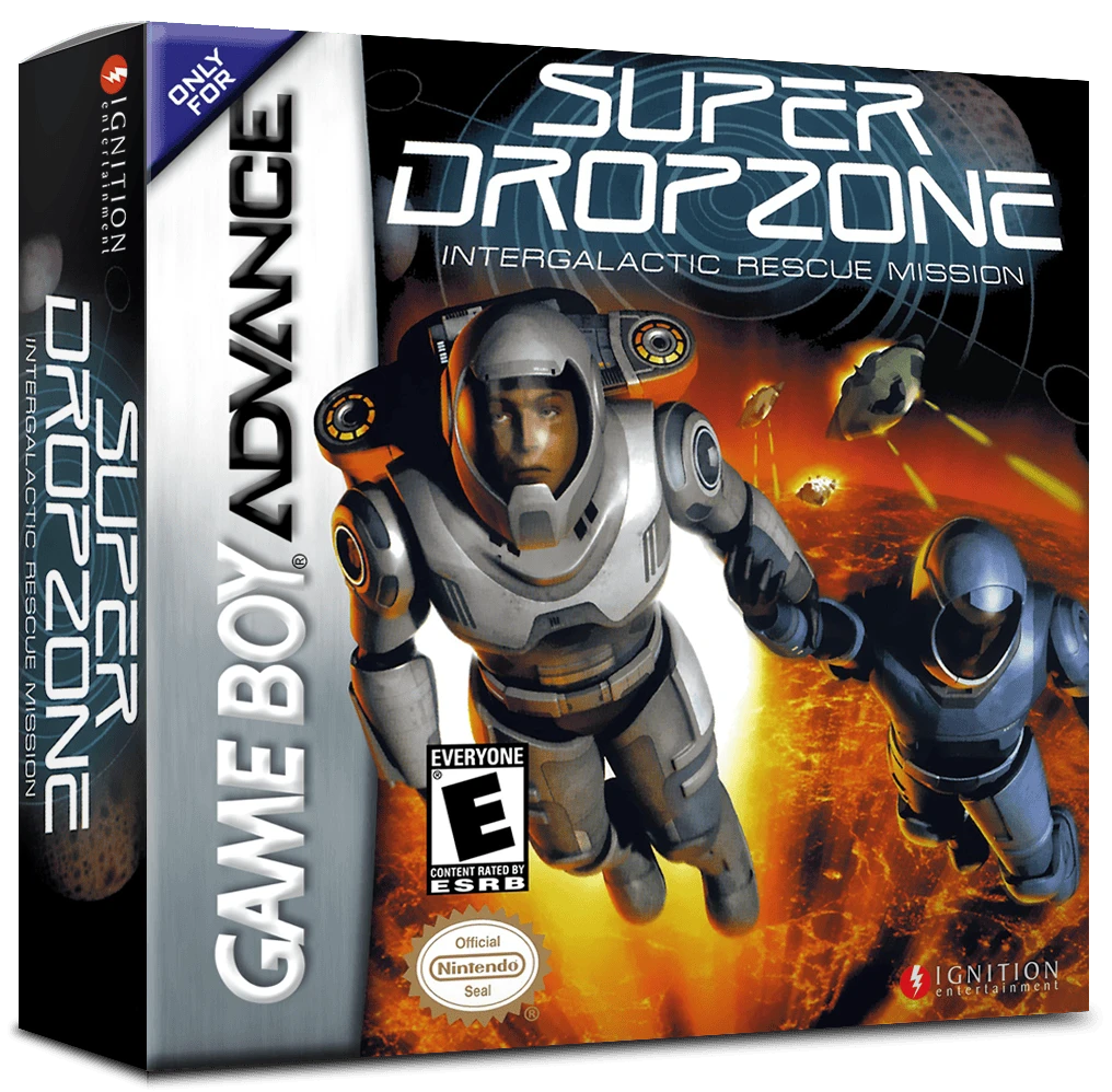 Super Dropzone: Intergalactic Rescue Mission box art