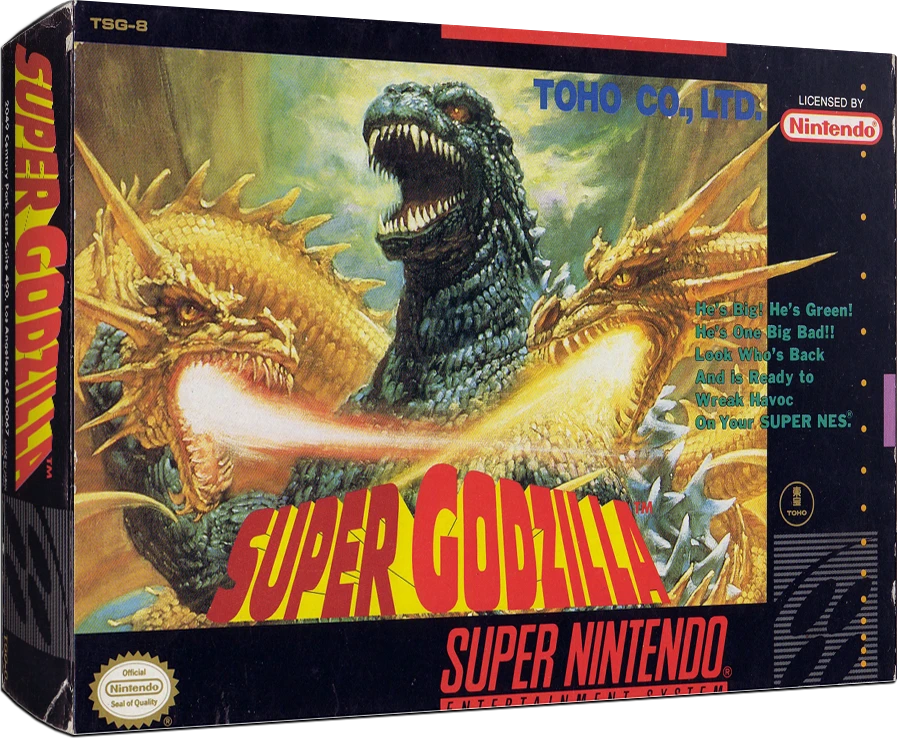 Super Godzilla box art