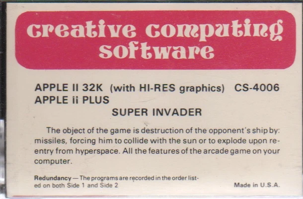 Super Invader box art