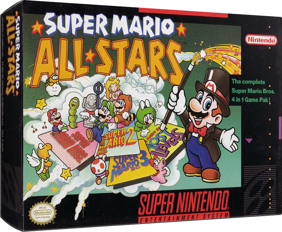 Super Mario All-Stars box art