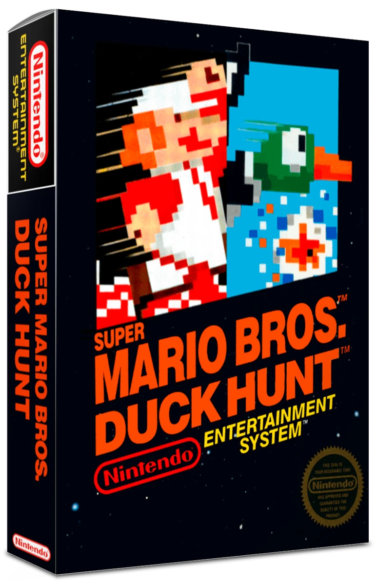 Super Mario Bros and Duck Hunt box art