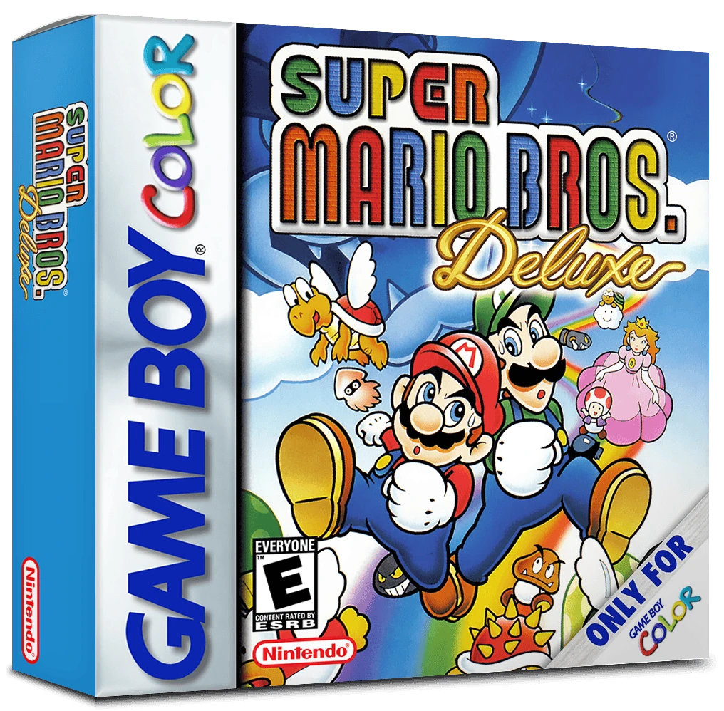 Super Mario Bros Deluxe box art
