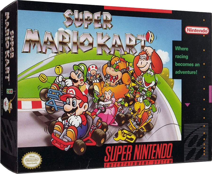 Super Mario Kart box art