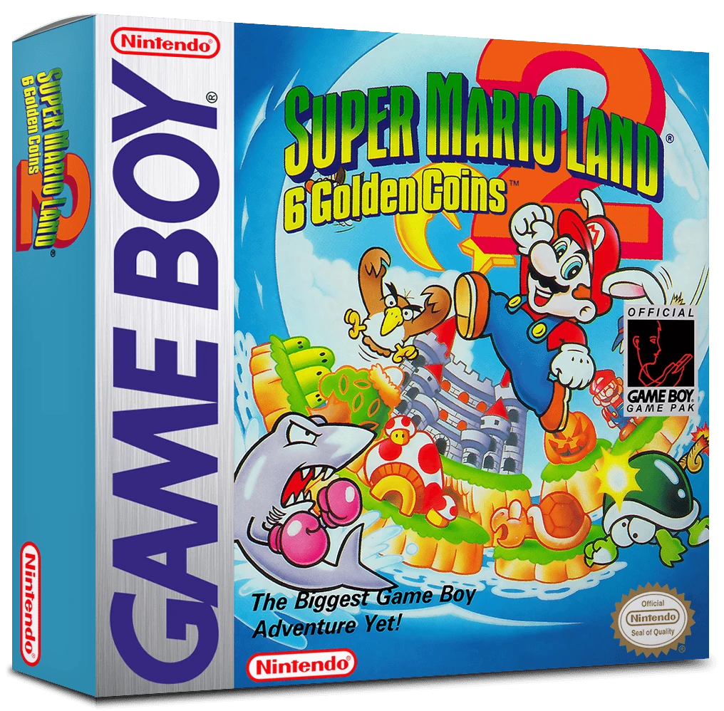 Super Mario Land 2 box art