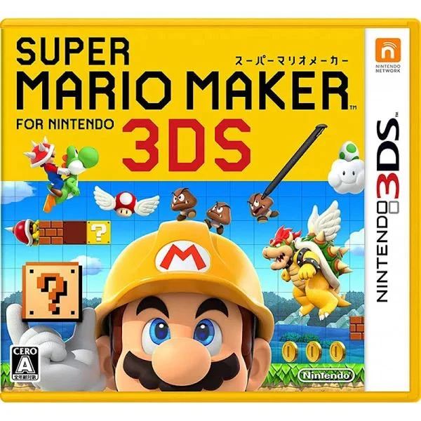 Super Mario Maker 3DS box art