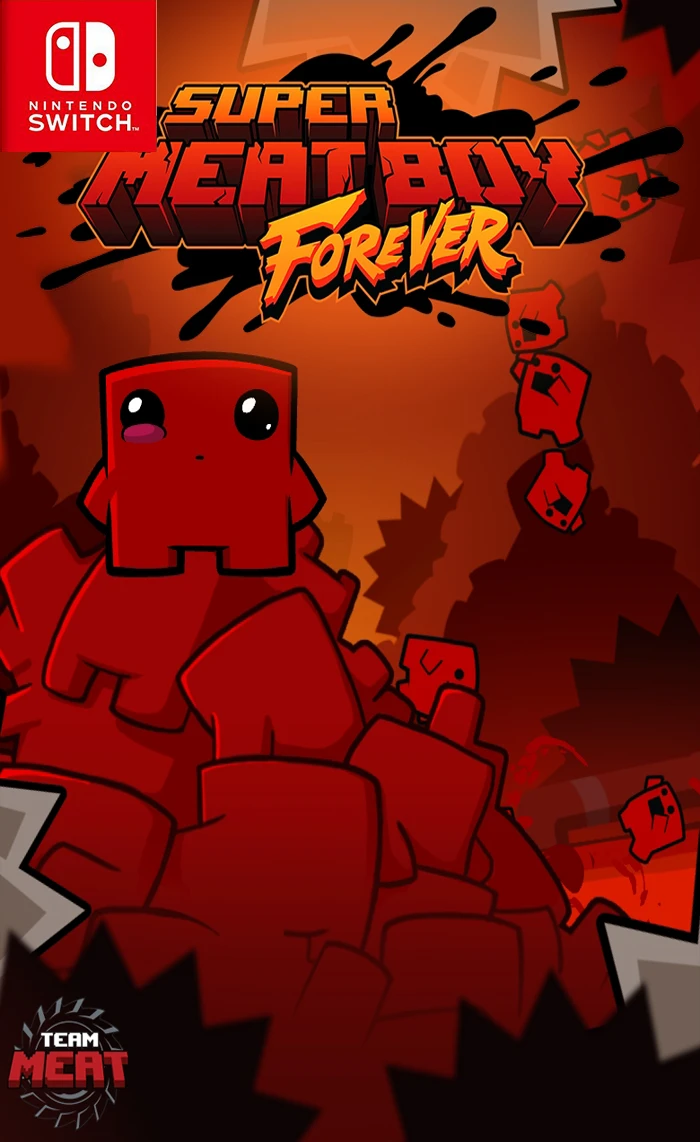 Super Meat Boy Forever box art