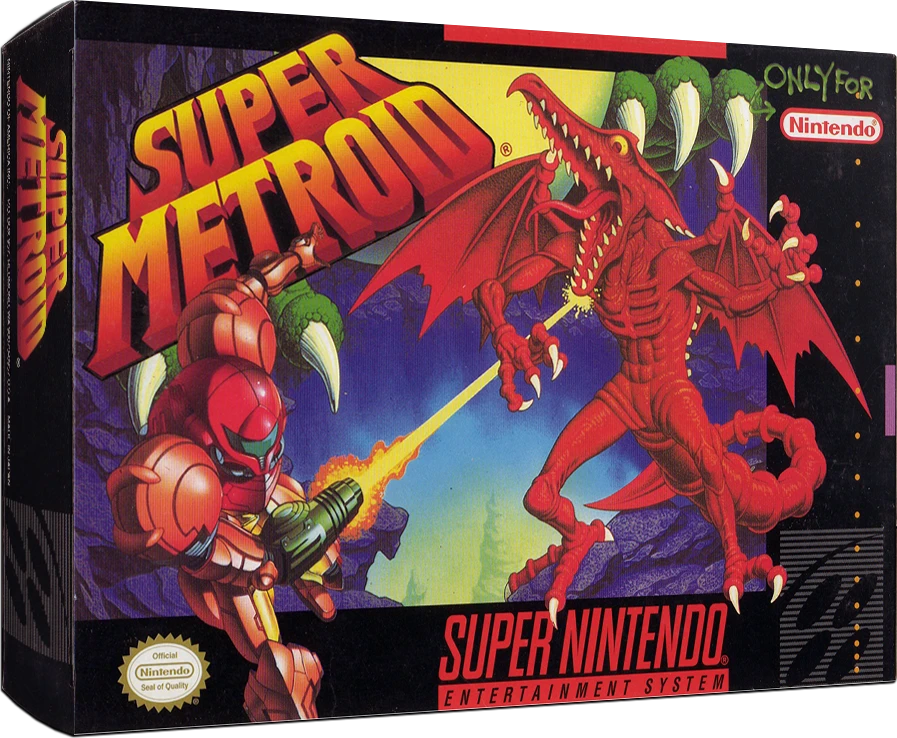 Super Metroid box art