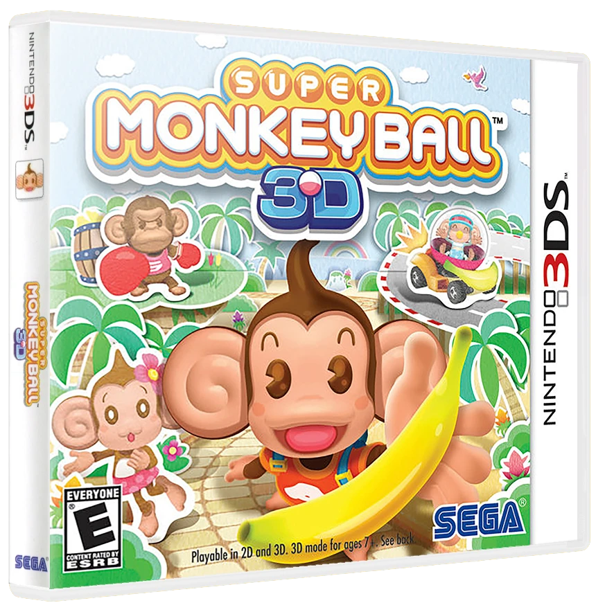 Super Monkey Ball 3D box art