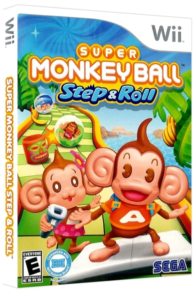 Super Monkey Ball: Step & Roll box art