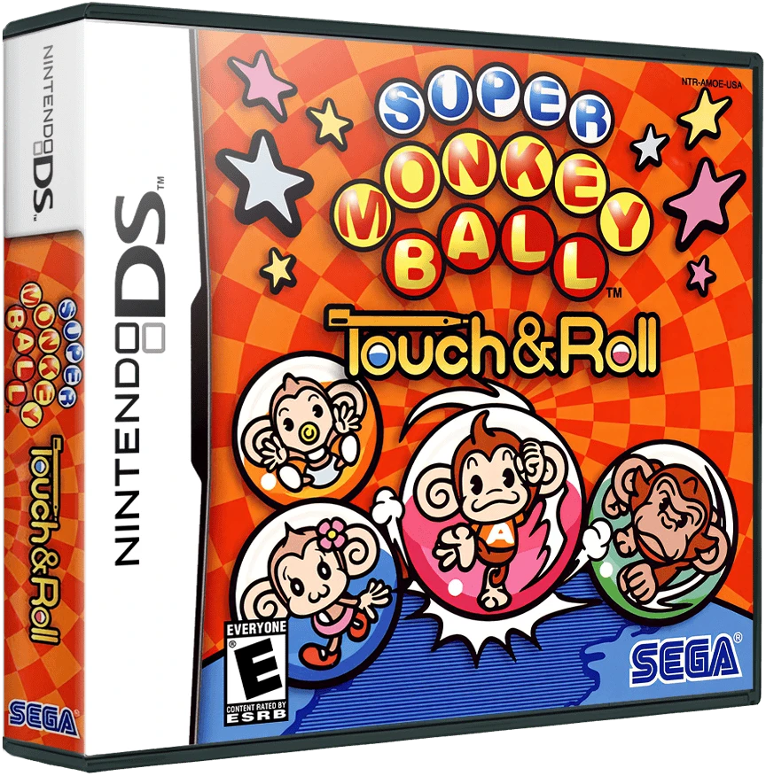 Super Monkey Ball Touch & Roll box art