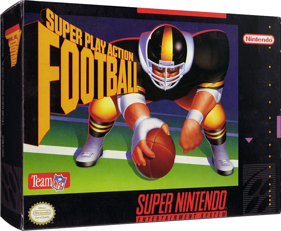 Super Play Action Football box art
