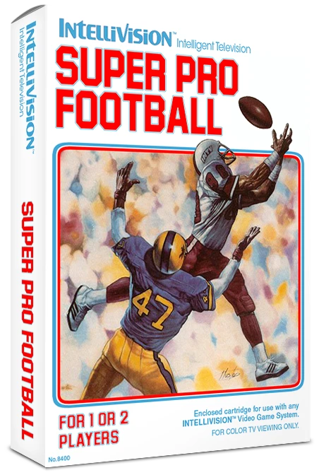 Super Pro Football box art