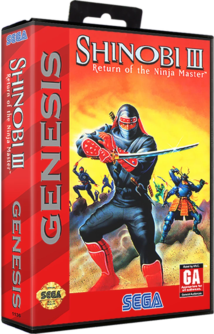 Super Shinobi II box art
