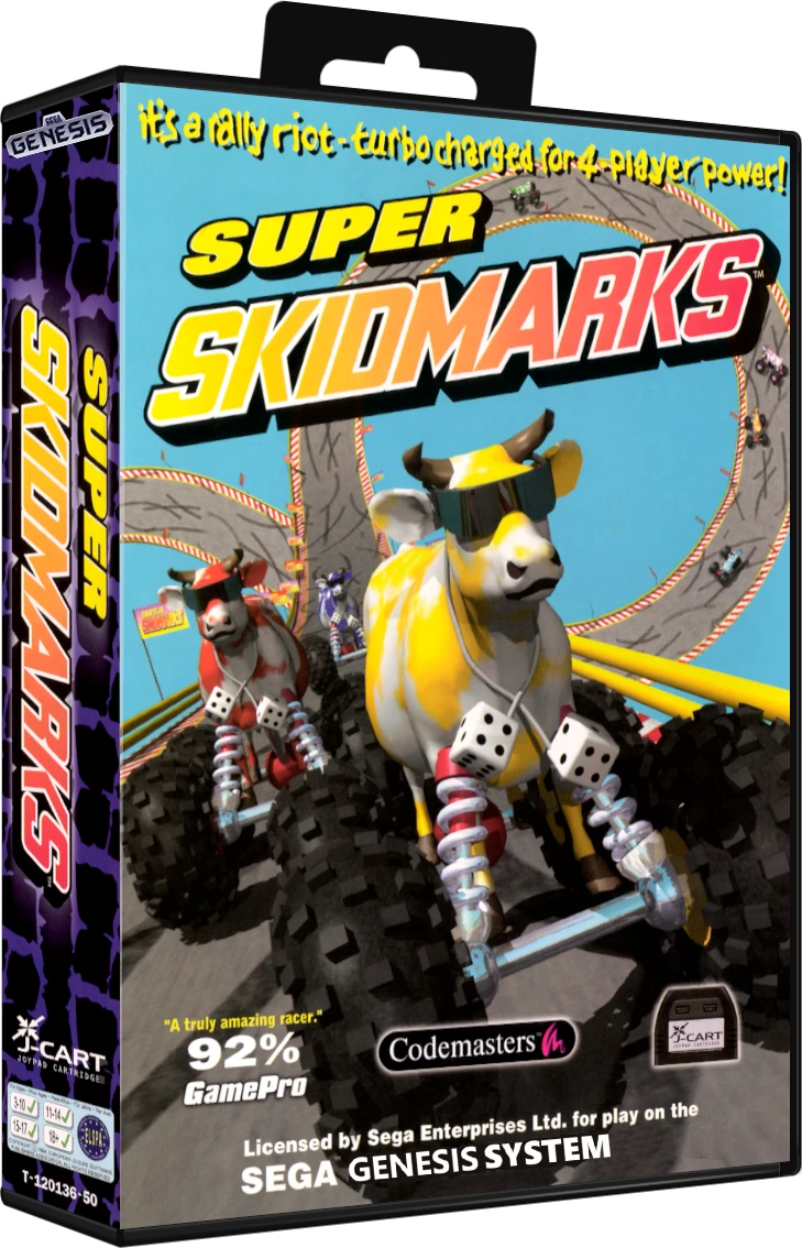 Super Skidmarks box art