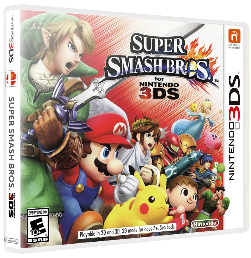 Super Smash Bros. for Nintendo 3DS box art