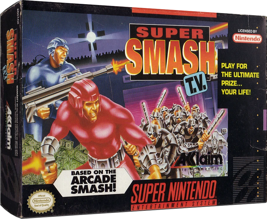 Super Smash TV box art