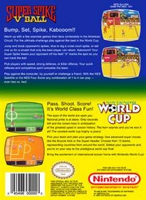 Super Spike Volleyball and World Cup Soccer box art