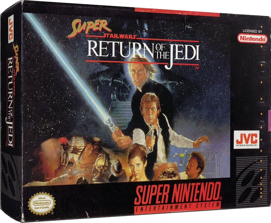 Super Star Wars Return of the Jedi box art