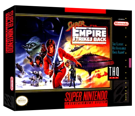Super Star Wars: The Empire Strikes Back box art
