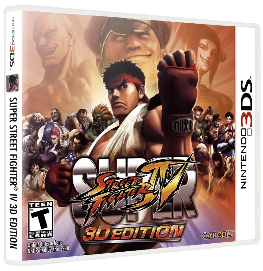 Super Street Fighter IV 3D Edition box art