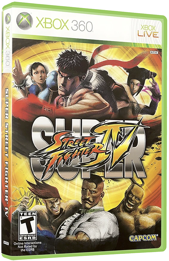 Super Street Fighter IV box art