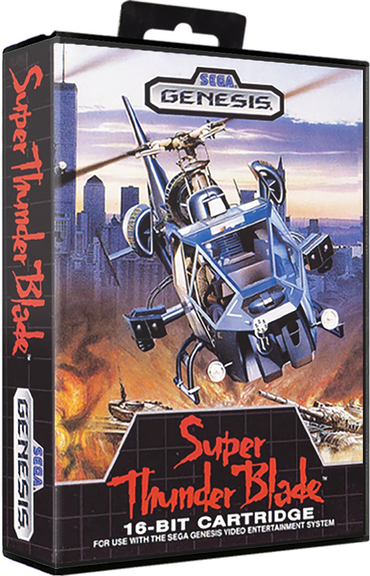 Super Thunder Blade box art