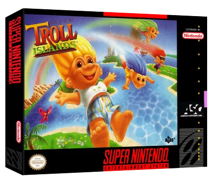 Super Troll Islands box art