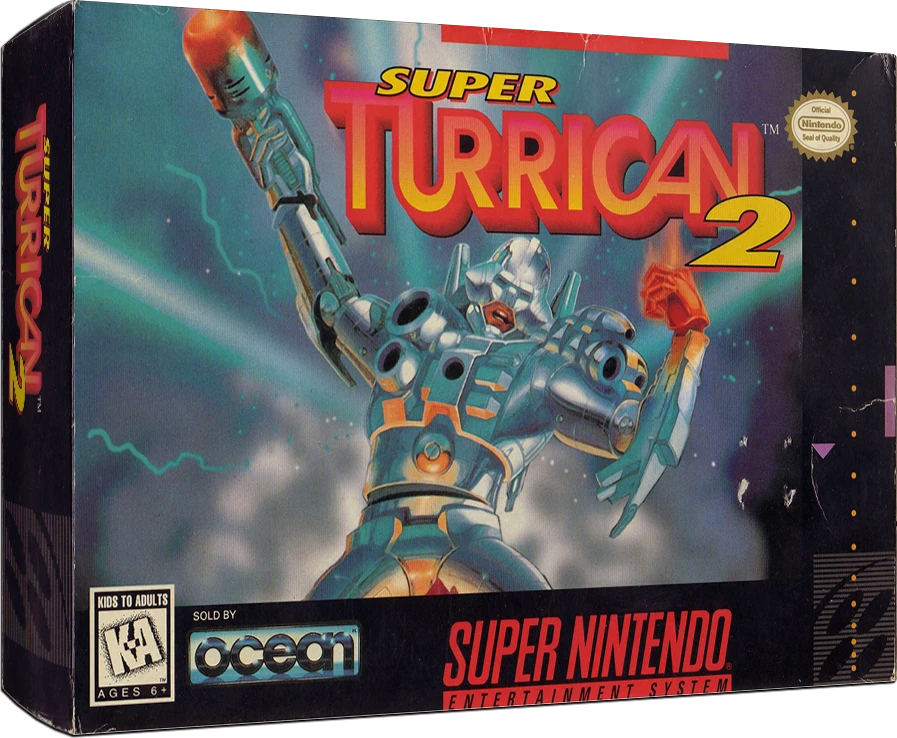 Super Turrican 2 box art