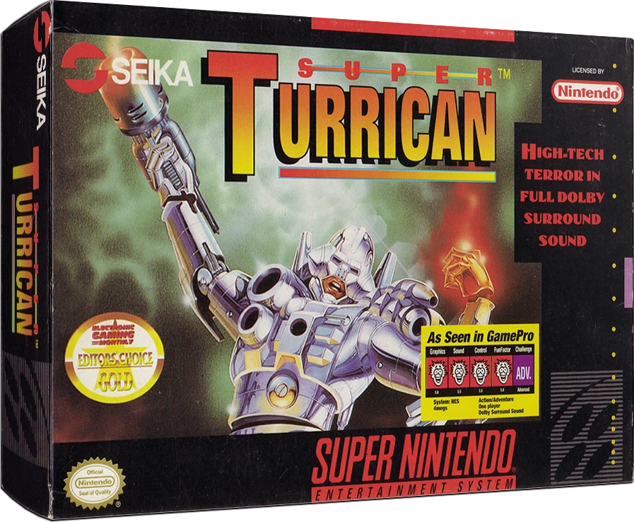 Super Turrican box art