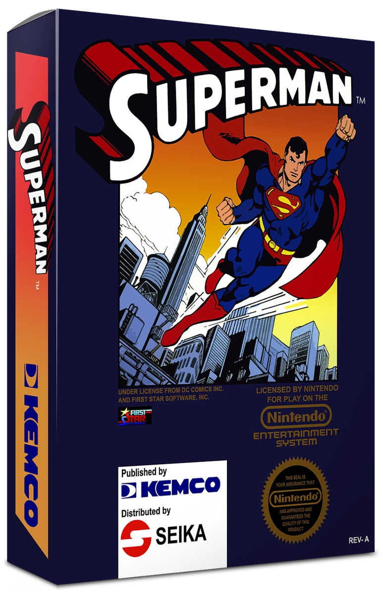 Superman box art