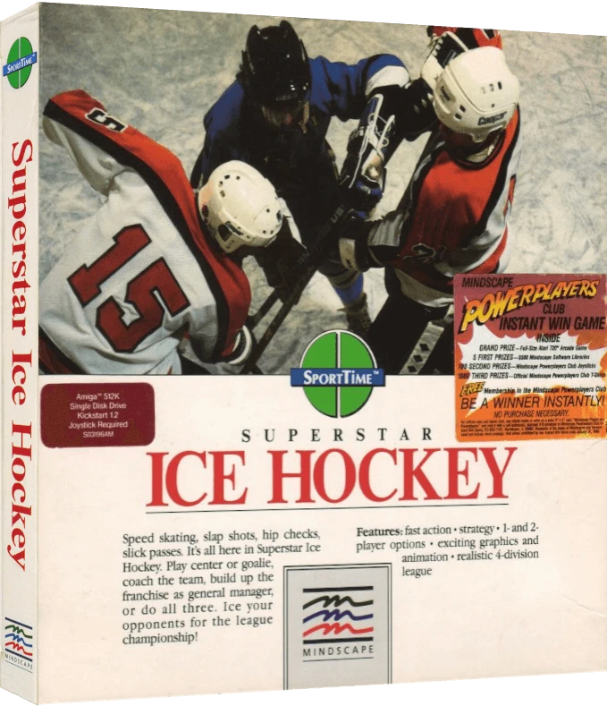 Superstar Ice Hockey box art