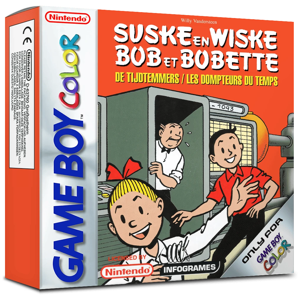 Suske en Wiske De Tijdtemmers box art