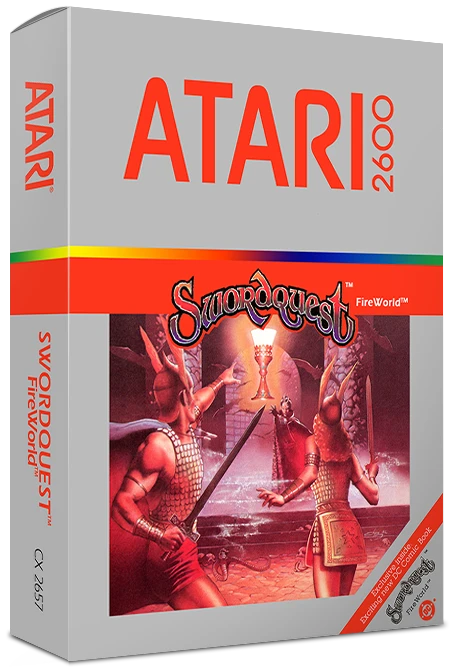 Swordquest: FireWorld box art