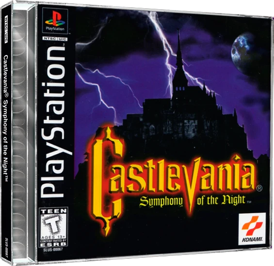 Castlevania Symphony of the Night box art