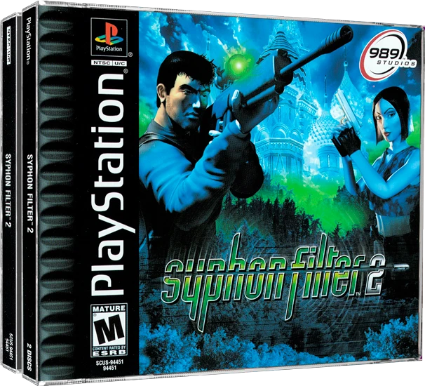 Syphon Filter 2 box art