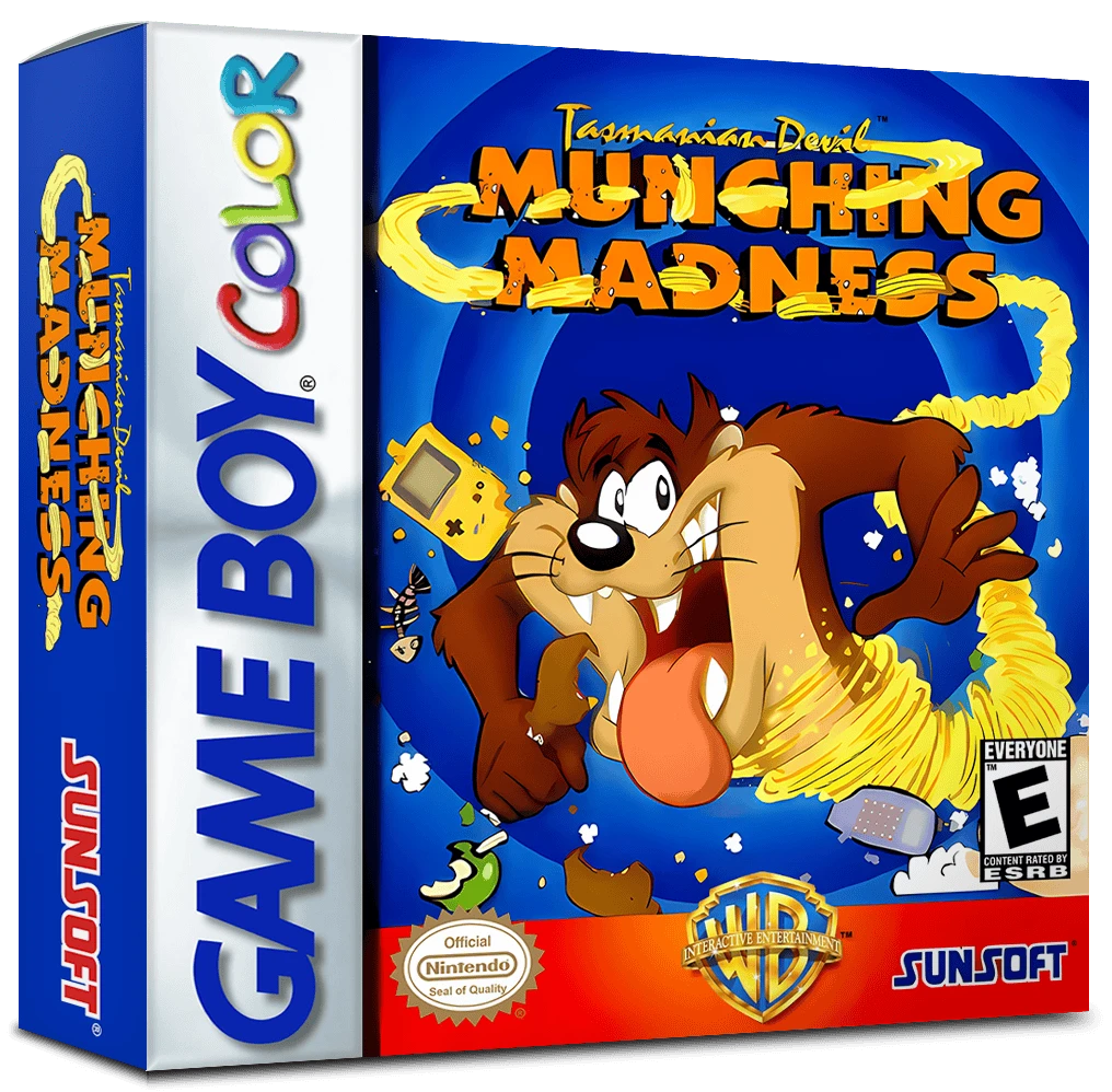 Tasmanian Devil Munching Madness box art