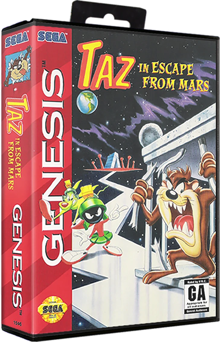 Taz in Escape from Mars [Cardboard Box] box art
