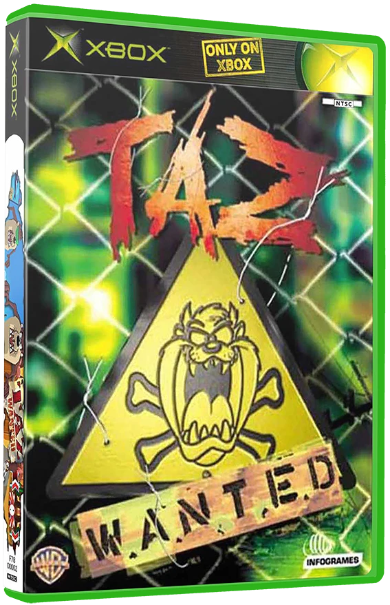 Taz Wanted box art